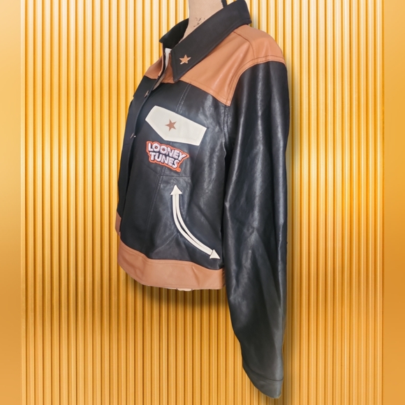 Unique Vintage X Looney Tunes Yosemite Sam Trucker Jacket. Size 3X. NWOT - Picture 8 of 13
